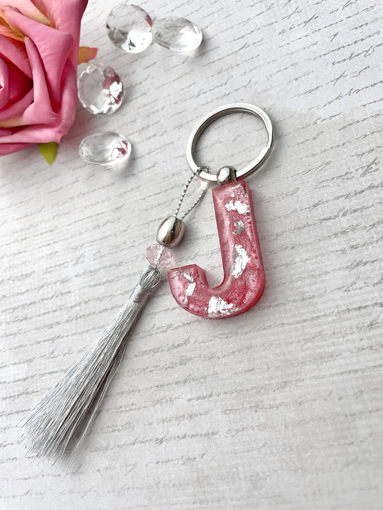 Silver Initial Keyring