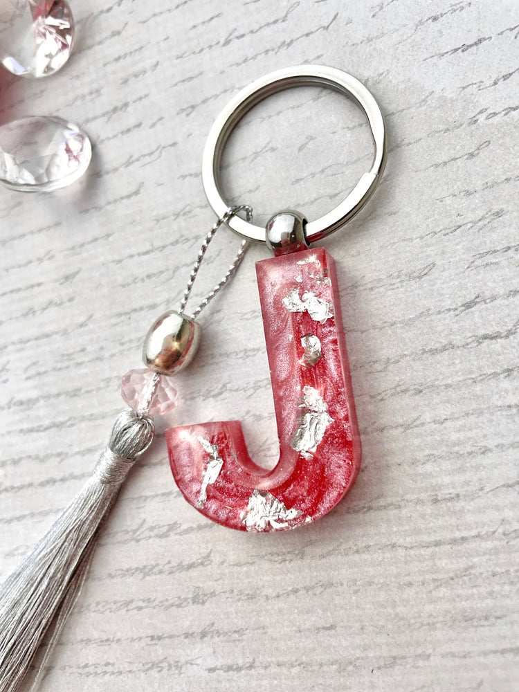 Silver Initial Keyring