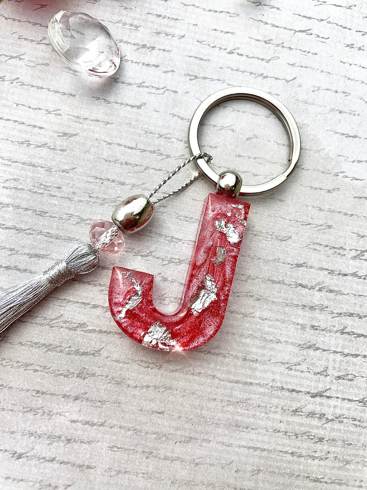 Silver Initial Keyring